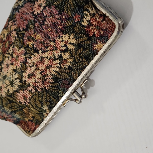 Vintage floral clutch - Picture 4 of 6